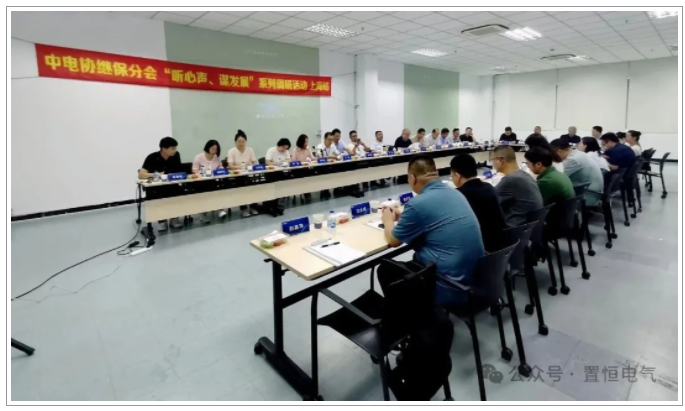 太阳成集团tyc33455出席中电协继保设备分会“心声与发展”调研交流会